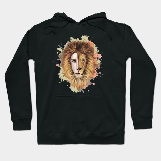 Lion face hoodie sales